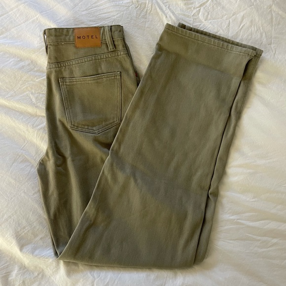 Motel Rocks Split Parallel Jeans - Picture 4 of 4